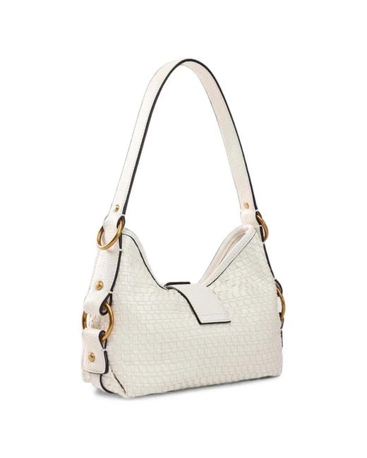 Guess White Camden Shoulder Bag
