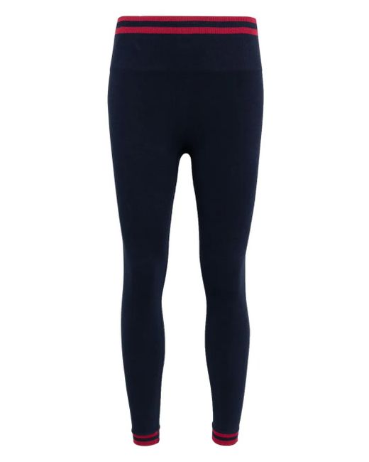 The Upside Blue Seamless 25In Midi Leggings