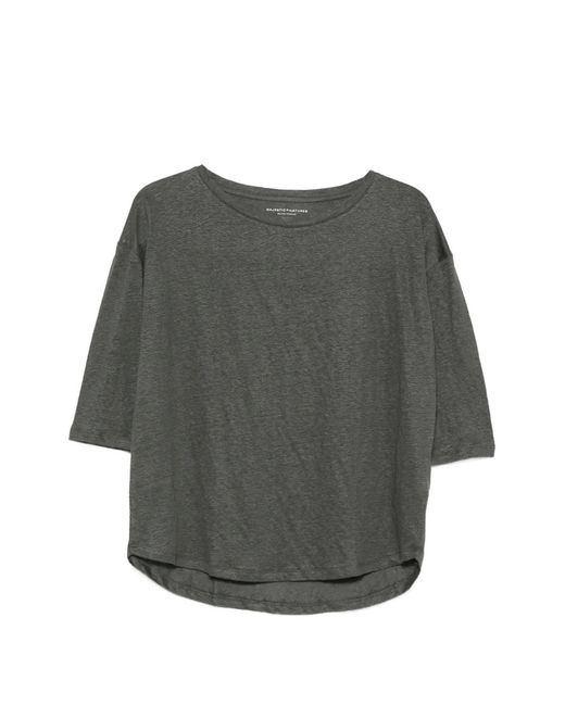 Majestic Filatures Gray Short-Sleeve T-Shirt