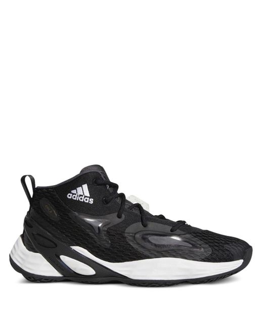 adidas Mesh Lace-Up Signature Lightstrike Sneakers in Black for Men | Lyst