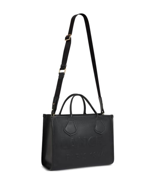 Lancel Black Medium Jour De Leather Tote Bag