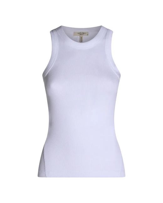 Rag & Bone Purple Ribbed Tank Top