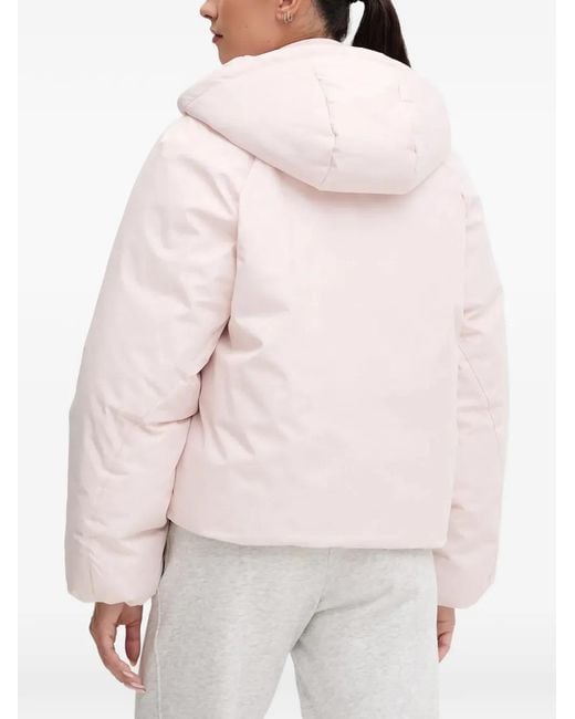 Guess Pink Hooded Padded Jacket