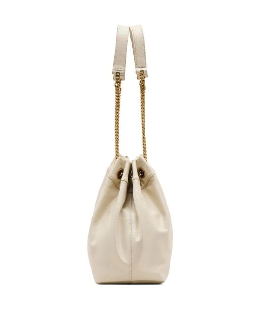 Marc Jacobs Natural The Chain Sack Leather Shoulder Bag