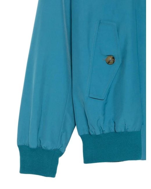 Baracuta Blue Button Pocket Jacket for men