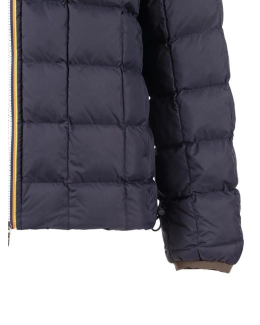 K-Way Blue Quilted Jacket for men
