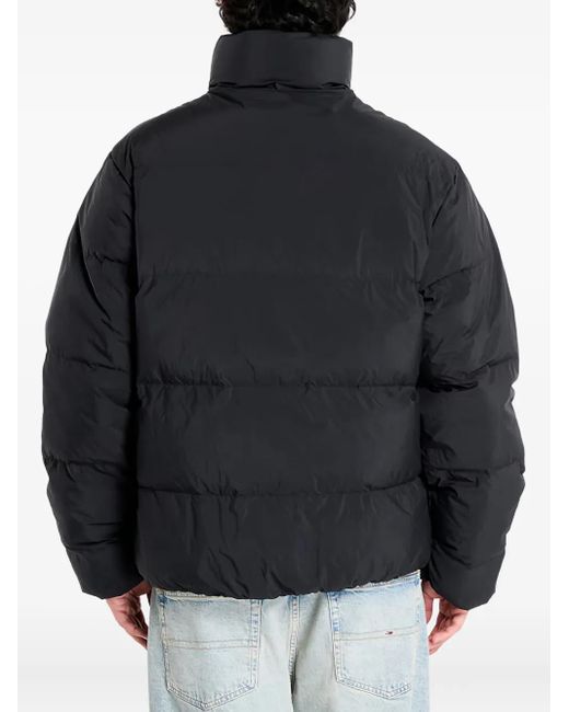 Adidas Black Hooded Puffer Jacket for men
