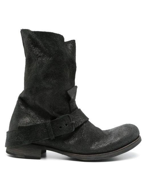 Botas de cuero Ma+ de hombre de color Black