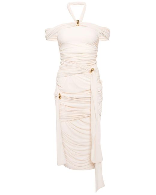Blumarine シャーリング ドレス White