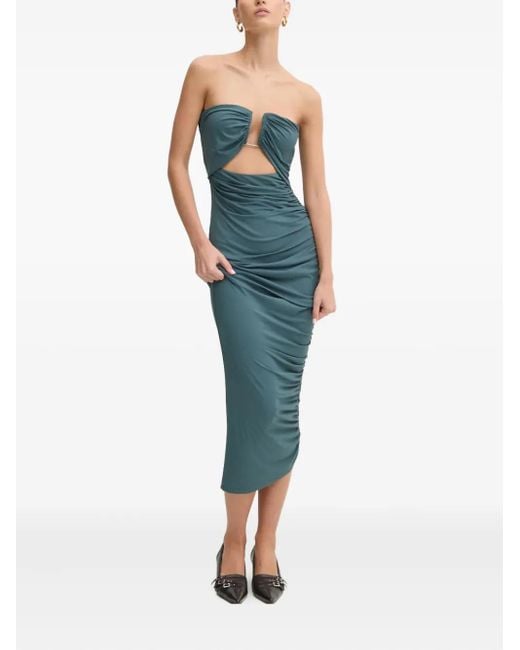 Aniye By Blue Jett Ruched Midi Dress