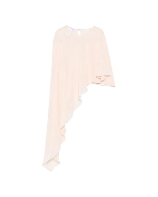 Patrizia Pepe White Asymmetric Blouse