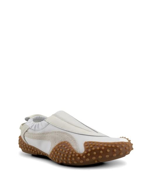 PUMA White Sneakers Calf Leather