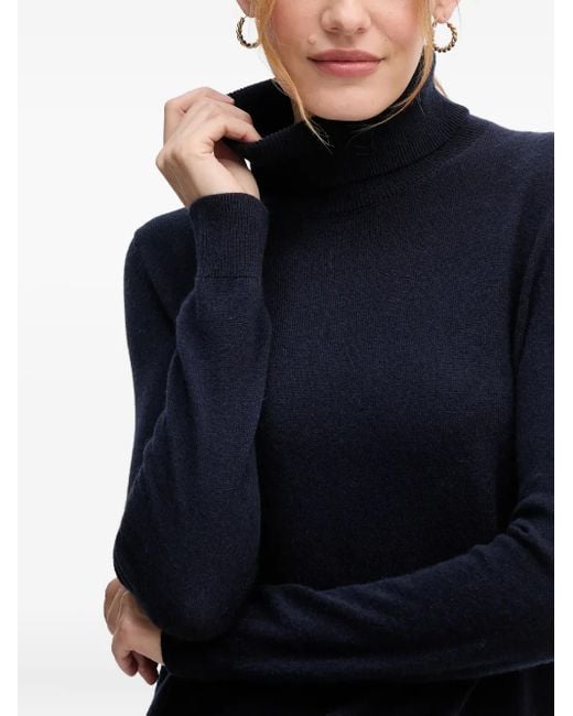 Benetton Blue Roll-Neck Sweater