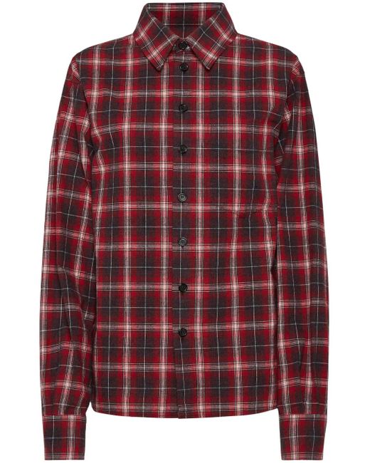 DSquared² Geruit Overhemd in het Red