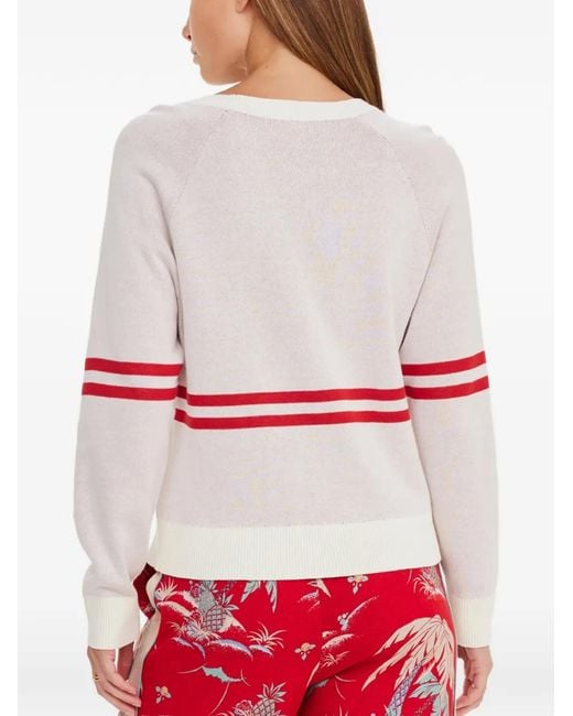 The Upside Red Palma Palm-Tree Sweater