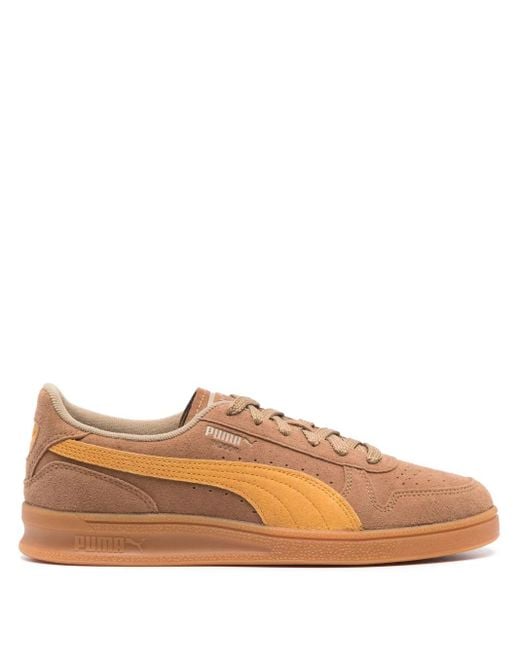 PUMA Brown Indoor R-Suede Sneakers for men