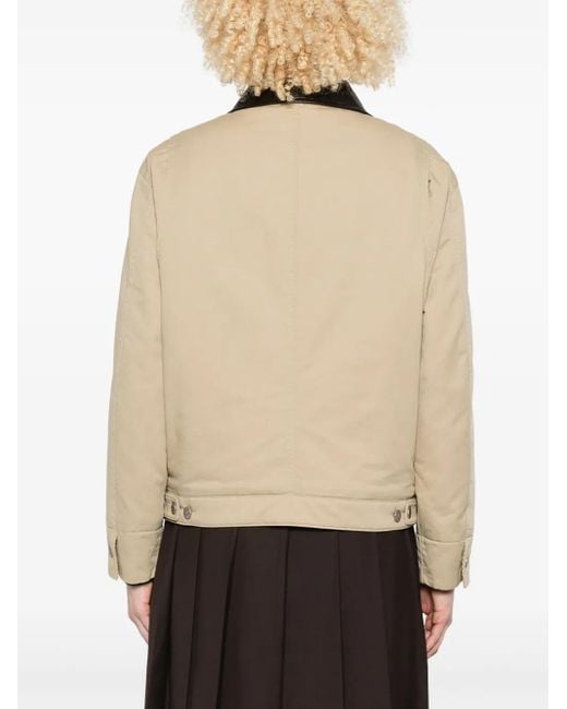 DUNST Natural Zip-Up Bomber Jacket