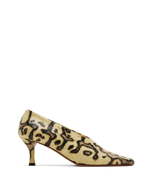Proenza Schouler Metallic Trap Pumps