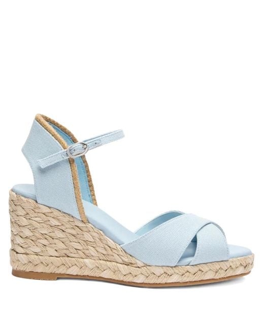 Stuart Weitzman 60 Mm Mirela Ii Espadrilles in het Blue