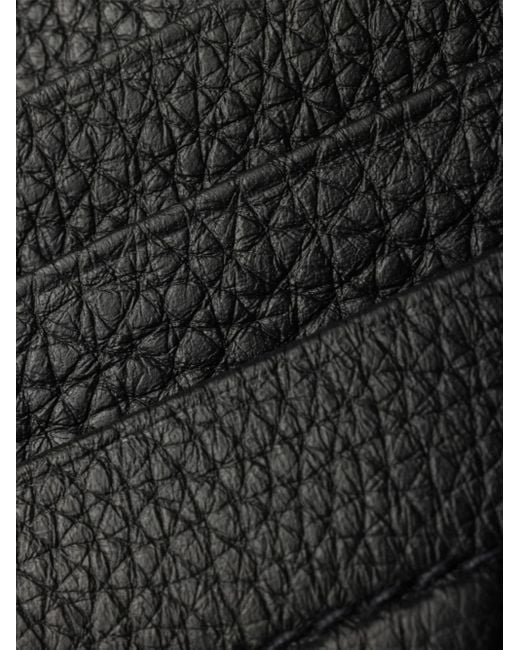 Prada Black Textured Cardholder