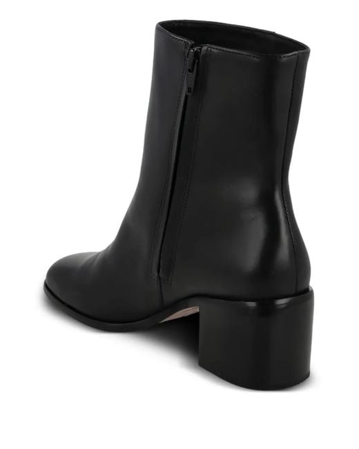 Bird&Co Black 50Mm Square Block-Heel Boots