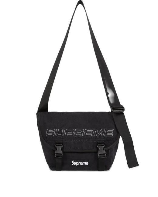 Supreme Denim Shoulder Bag in Black for Men | Lyst