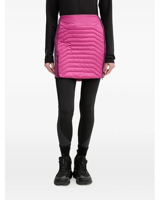Dynafit Pink Speed Insulation Quilted Mini Skirt