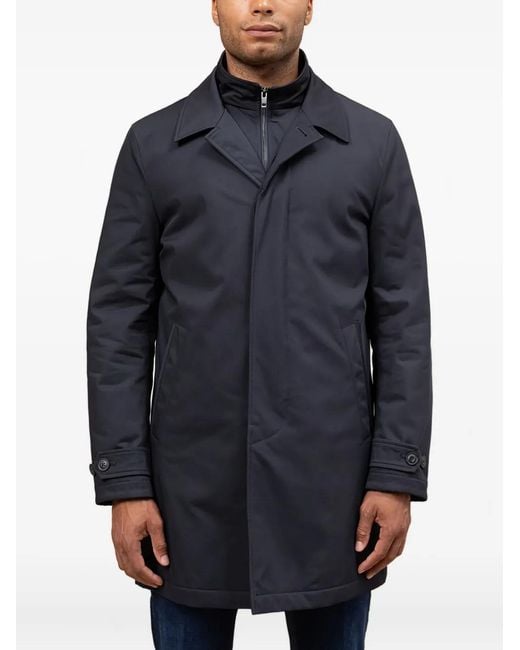 Fay Blue Zip Coat for men