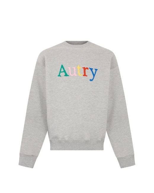 Autry White Sweatshirt With Logo