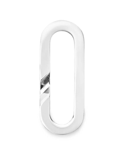 Bizzotto Gioielli White Small Open-Link Paperclip Pendant