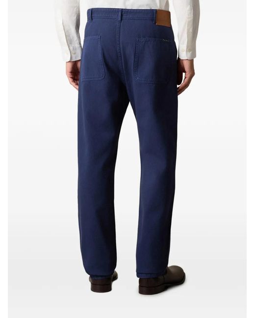 Brooks Brothers Blue Five-Pockets Trousers for men