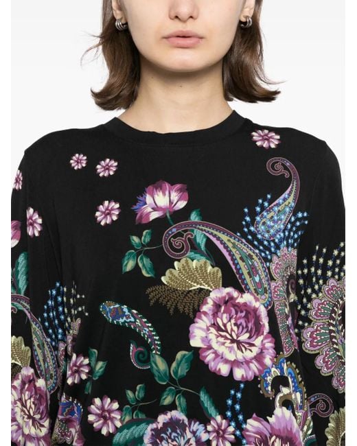 Johnny Was The Janie Favorite T-Shirt in het Black