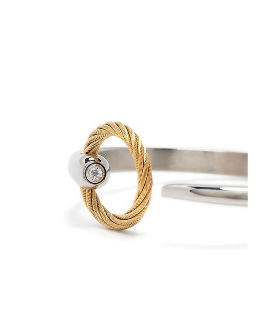 Charriol White Infinity Zen Bracelet