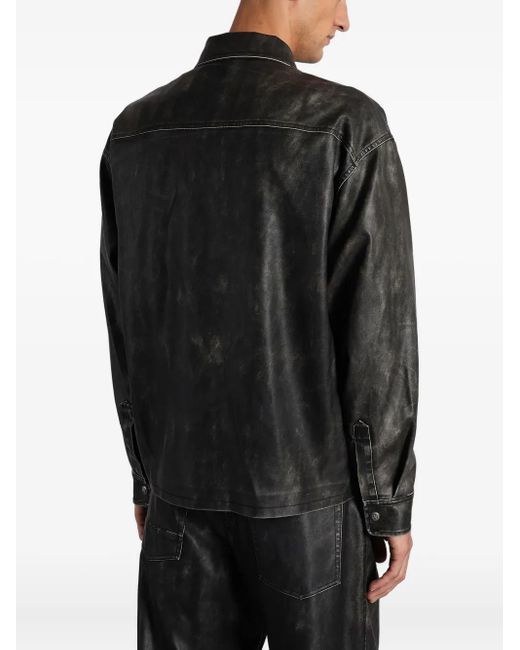 Palm Angels Gray Casual Jacket for men