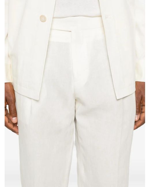Briglia 1949 White Quartiers Trousers for men