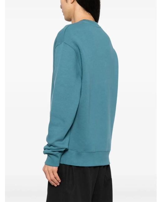 Maison Kitsuné Blue Rambling Fox Sweatshirt for men