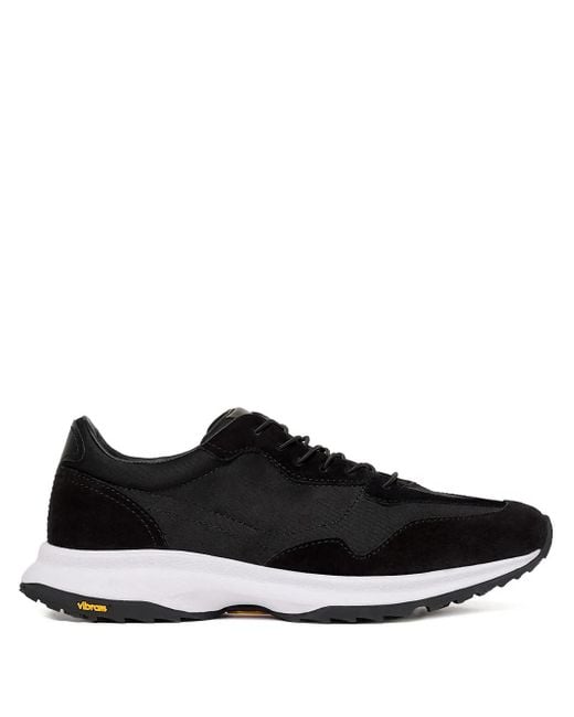 メンズ Scarosso レザースニーカー Black