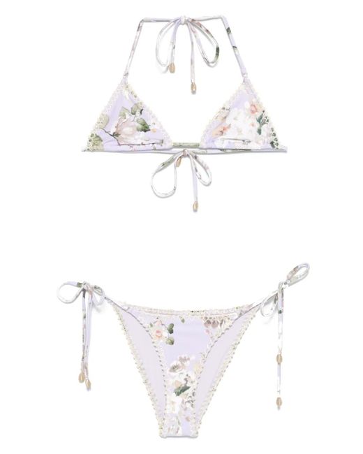 Zimmermann Acacia ビキニ Purple