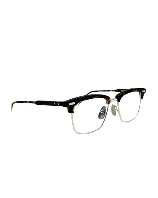 Thom Browne Brown Tortoiseshell-Effect Glasses