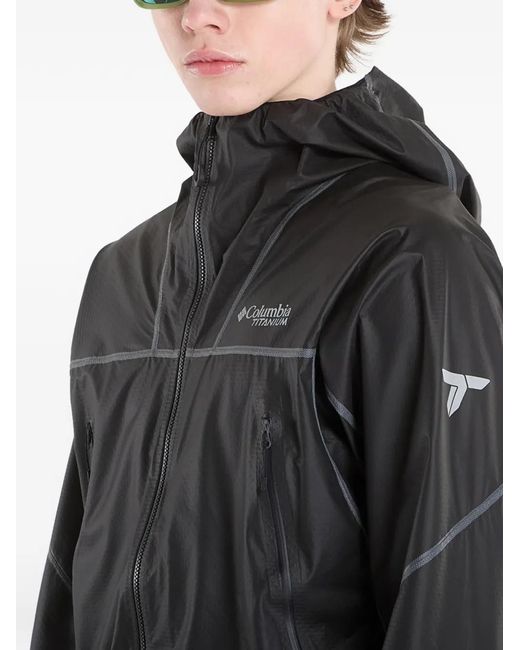 Columbia Gray Cassiar Pro Logo-Print Jacket for men