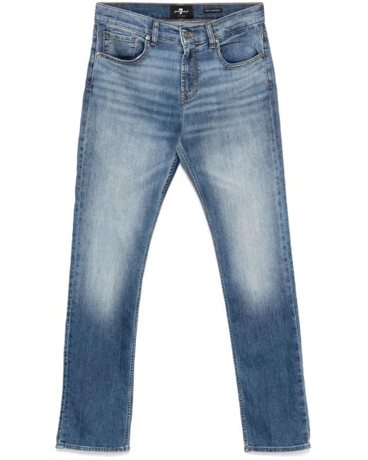 メンズ 7 For All Mankind Airweft ストレートジーンズ Blue
