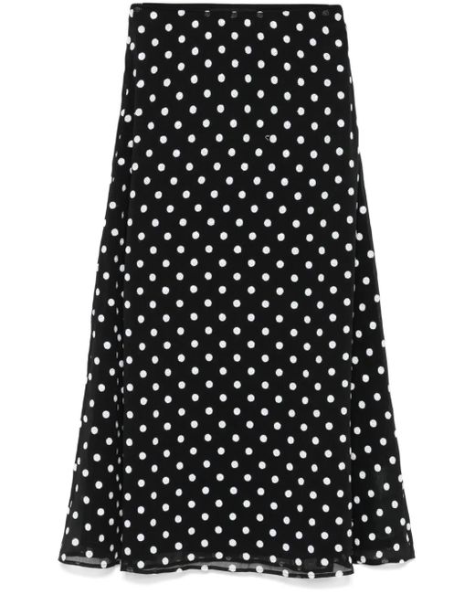 ROTATE BIRGER CHRISTENSEN シフォンスカート Black