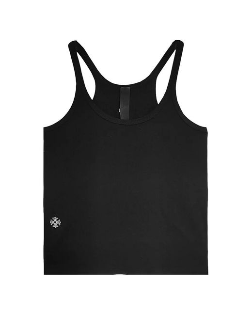 Chrome Hearts Black Bad Seed Embroidered Tank Top for men