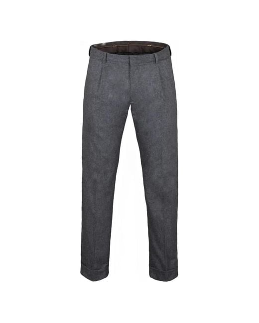 Moorer Gray Montale-Fsr Trousers for men