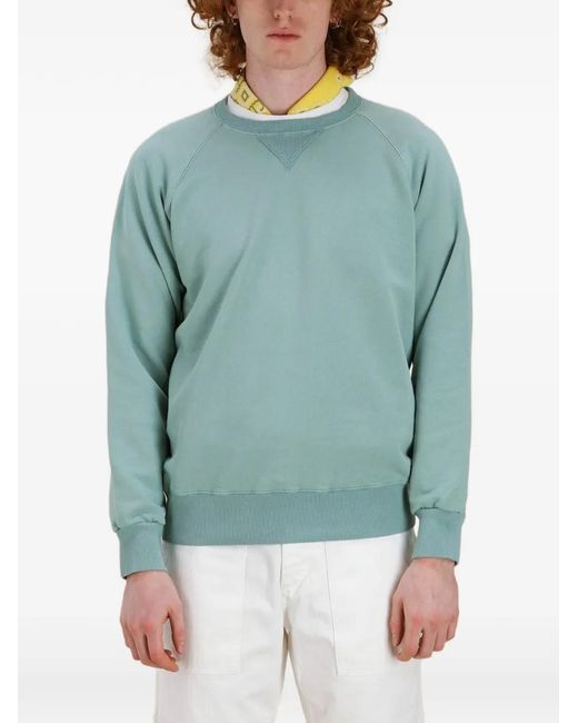 Fortela Green Harvard Raglan-Sleeve Sweatshirt for men