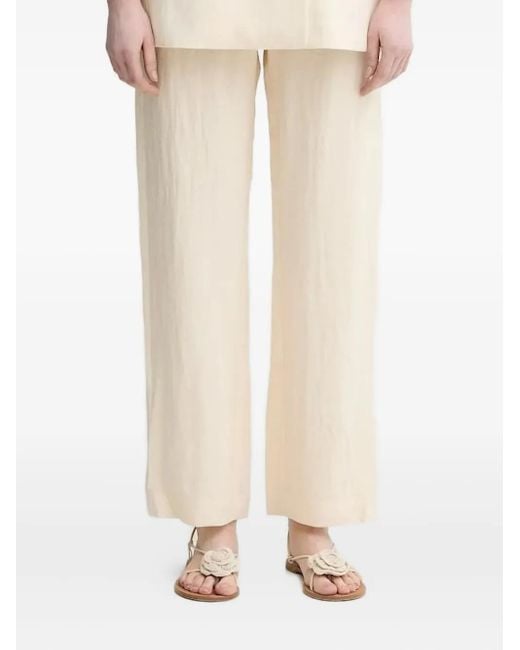 Munthe Natural Pocket-Detail Trousers