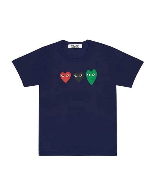T-Shirt 3 Brothers COMME DES GARÇONS PLAY en coloris Blue