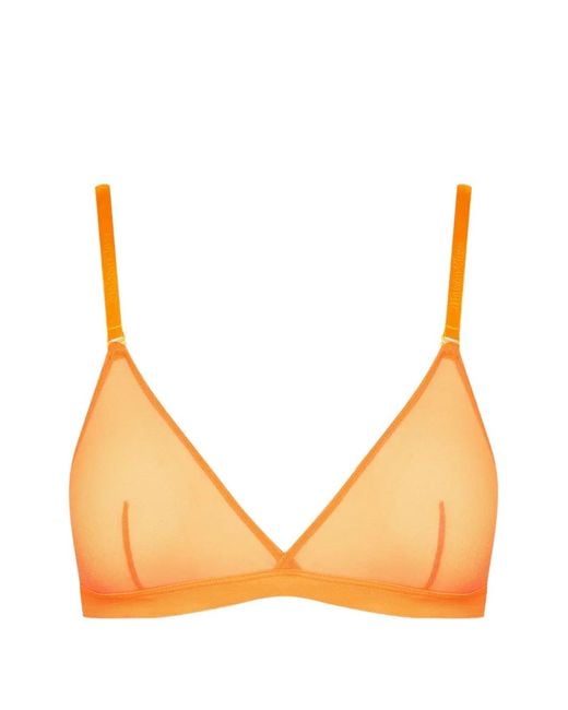 Maison Close Orange Corps À Corps Neon Triangle Bra