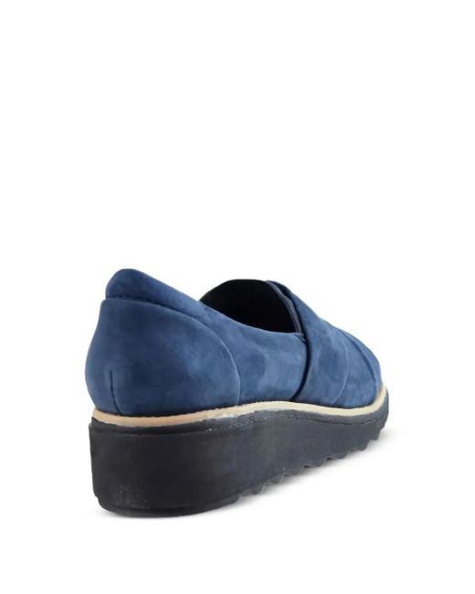 Clarks Blue Sharon Loafers