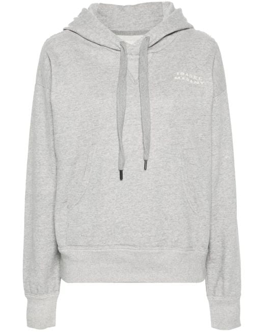 Sudadera Sylla con logo bordado Isabel Marant de color Gray